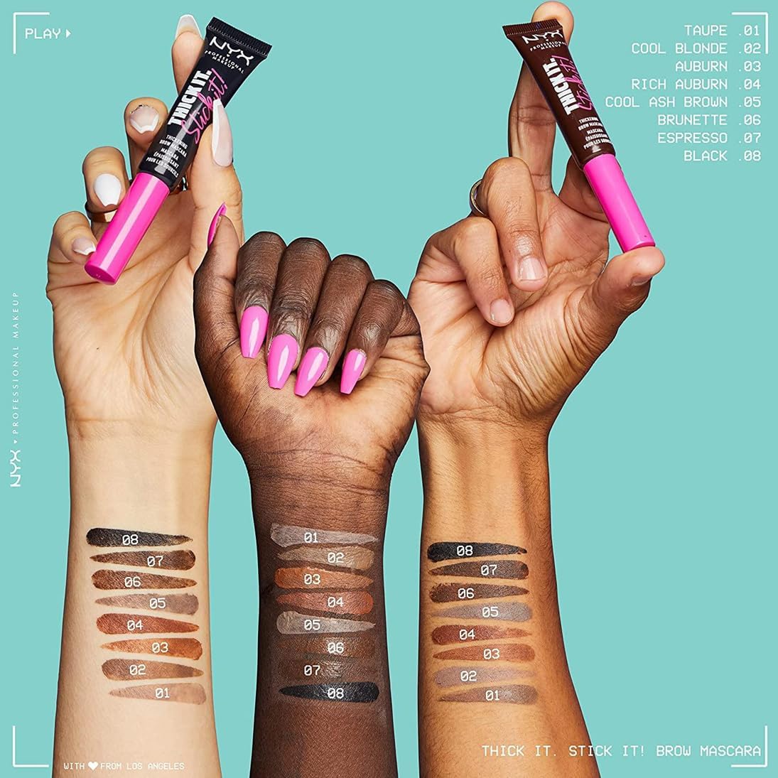 NYX Professional Makeup Thick It Stick It, Espresso