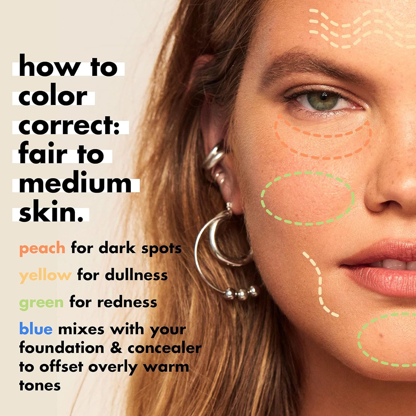 e.l.f. Camo Color Corrector, Hydrating & Long-Lasting Color Corrector For Camouflaging Discoloration, Dullness & Redness, Vegan & Cruelty-Free, Green