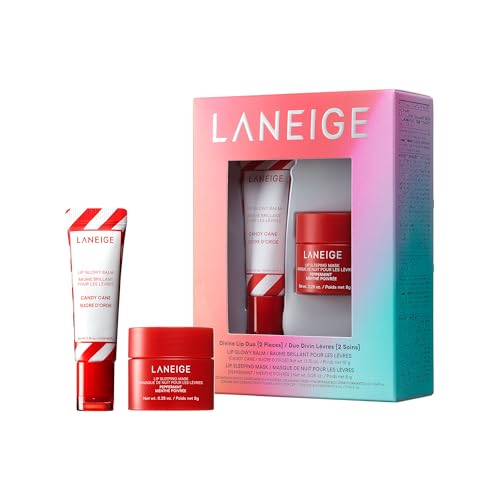 LANEIGE Lip Glowy Balm Stocking Stuffer: Hydrate, Glossy, Lightweight, Moisturize & Tint with Shea Butter