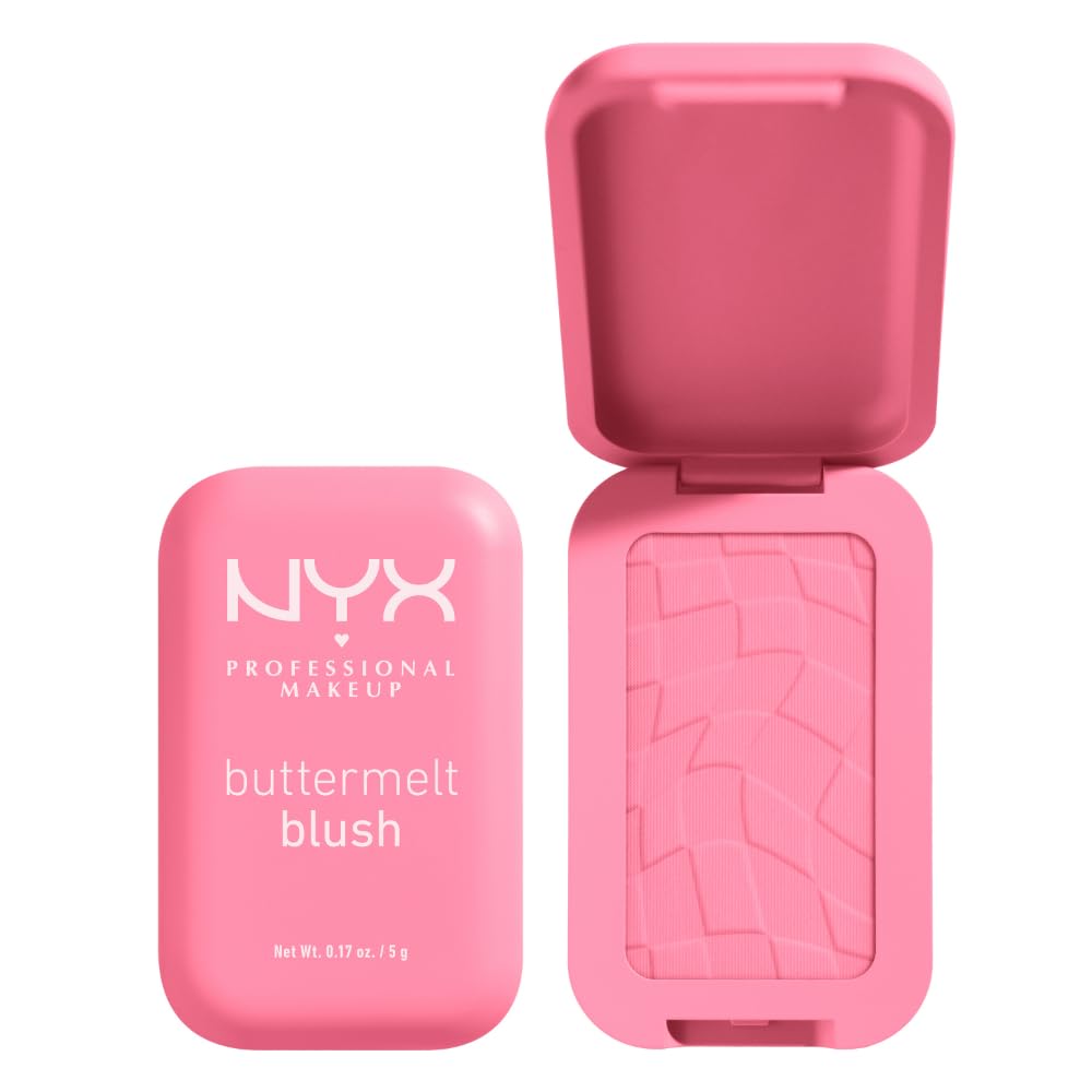 NYX PROFESSIONAL MAKEUP Buttermelt Powder Blush, Butta With Time