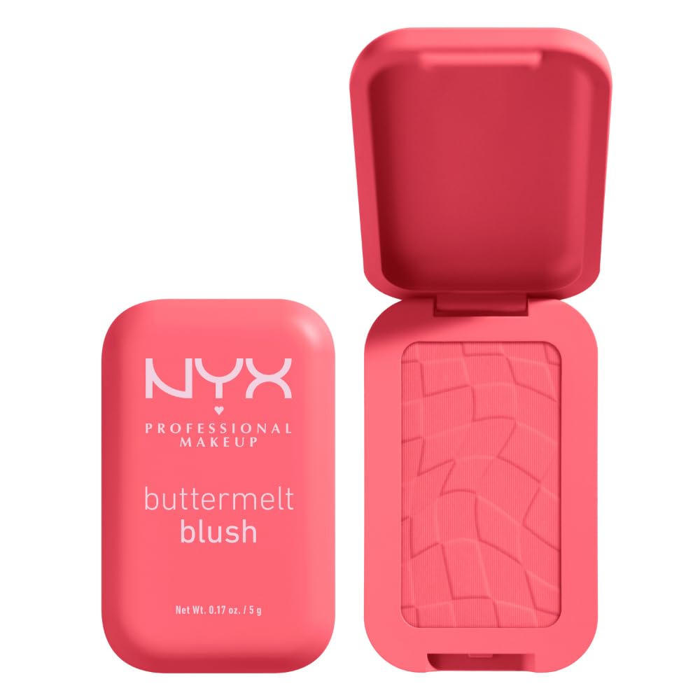 NYX PROFESSIONAL MAKEUP Buttermelt Powder Blush, Butta With Time