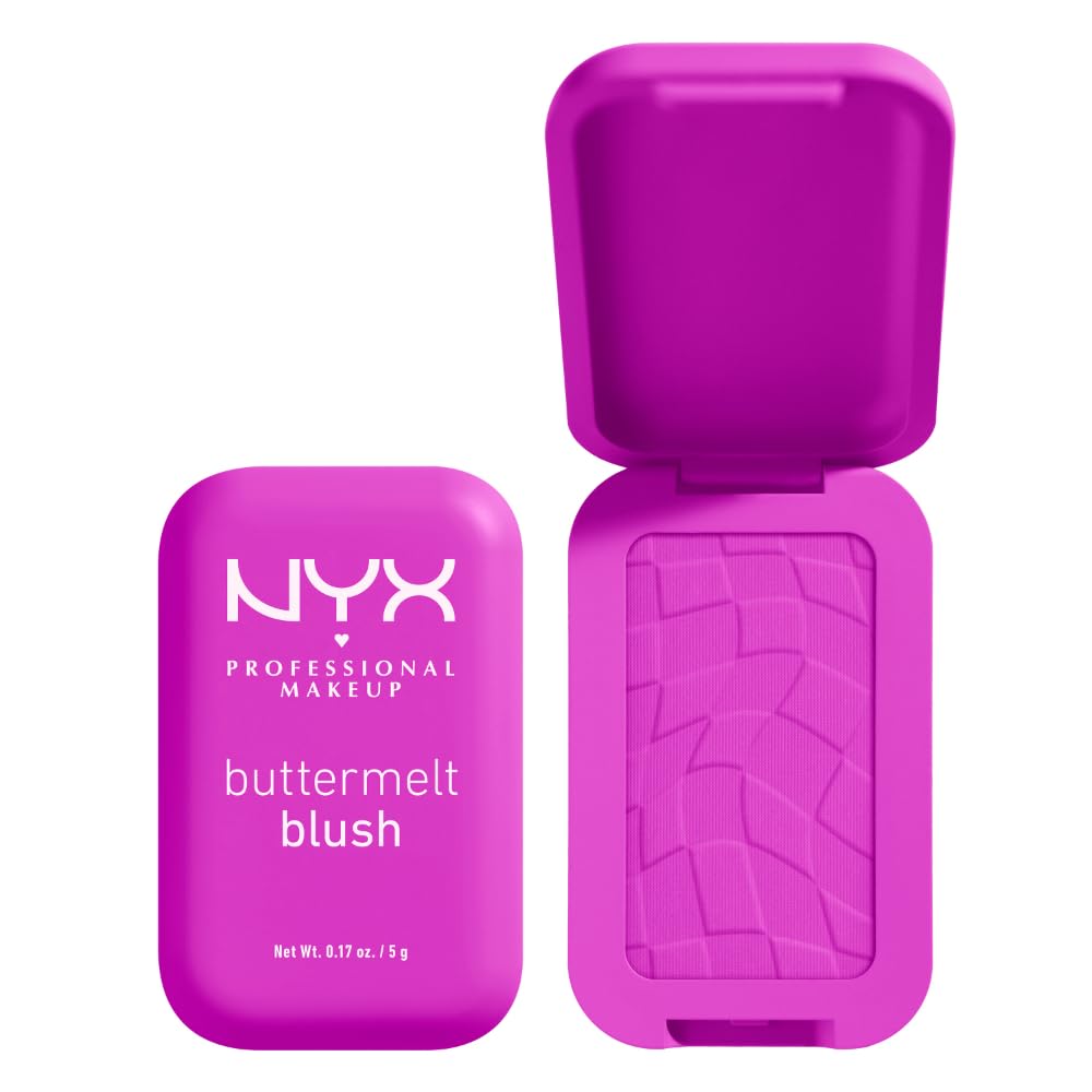 NYX PROFESSIONAL MAKEUP Buttermelt Powder Blush, Butta With Time