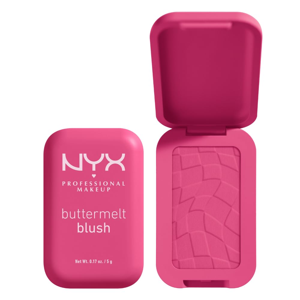 NYX PROFESSIONAL MAKEUP Buttermelt Powder Blush, Butta With Time