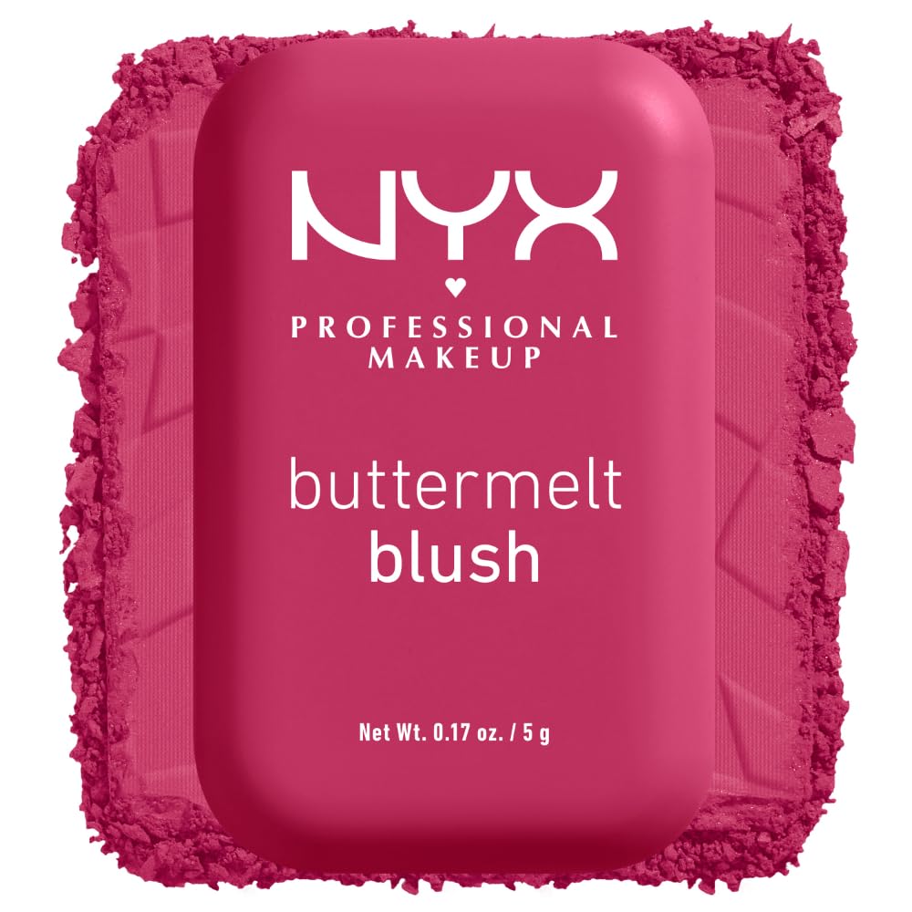 NYX PROFESSIONAL MAKEUP Buttermelt Powder Blush, Butta With Time