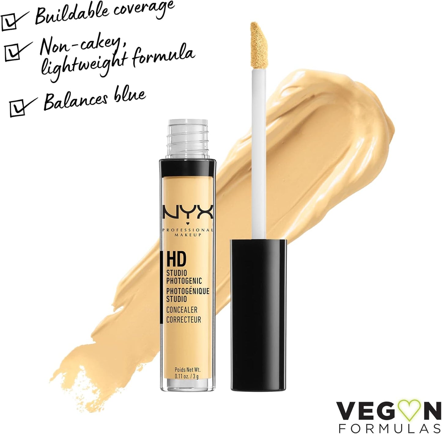 NYX Professional Makeup HD Photogenic Concealer Wand - Nude Beige