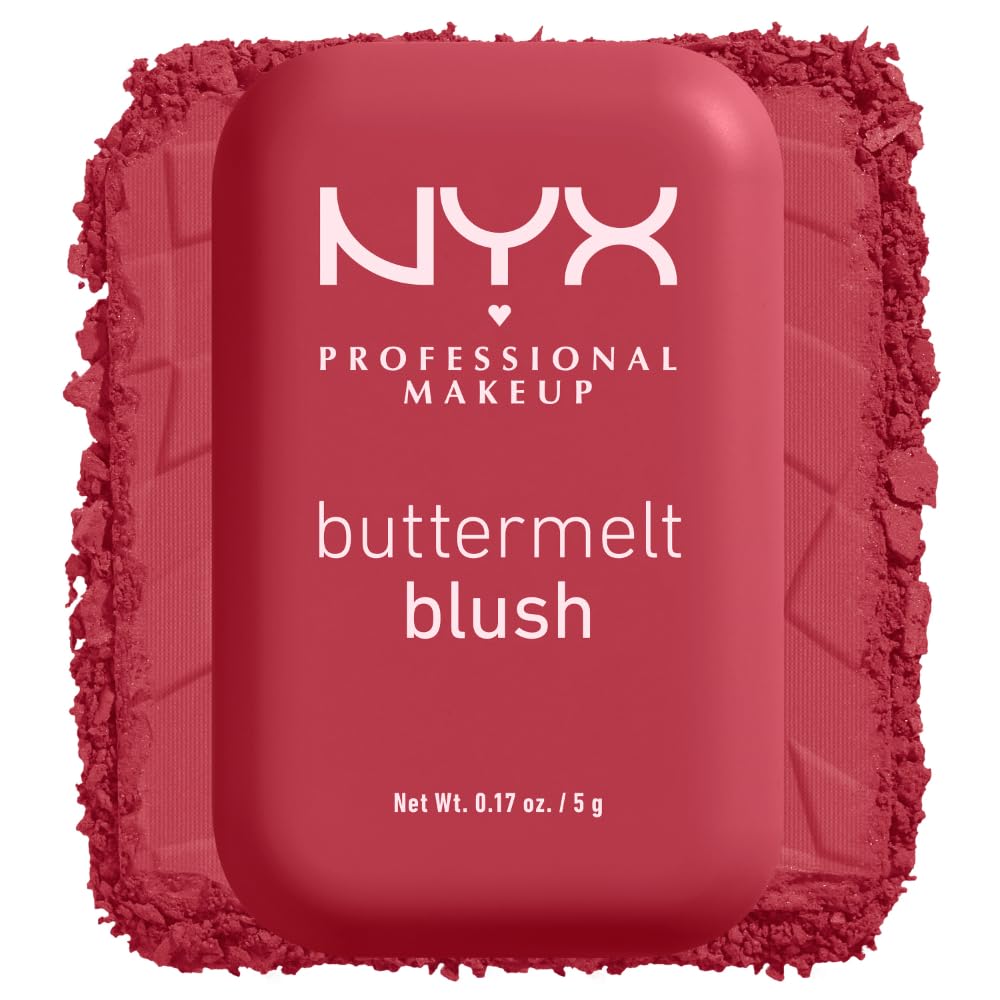 NYX PROFESSIONAL MAKEUP Buttermelt Powder Blush, Butta With Time