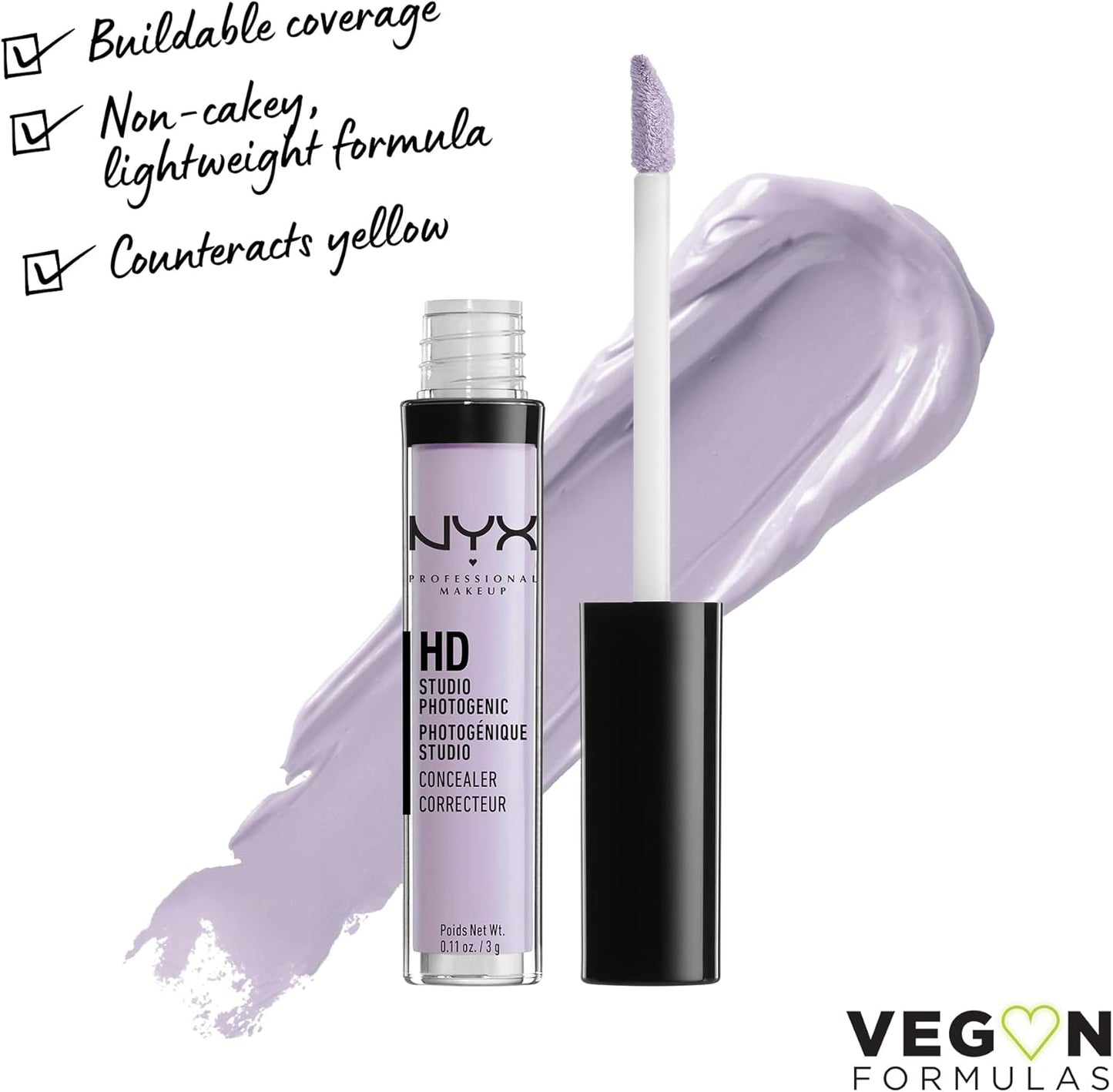 NYX Professional Makeup HD Photogenic Concealer Wand - Nude Beige