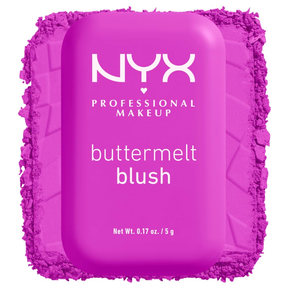 NYX PROFESSIONAL MAKEUP Buttermelt Powder Blush, Butta With Time