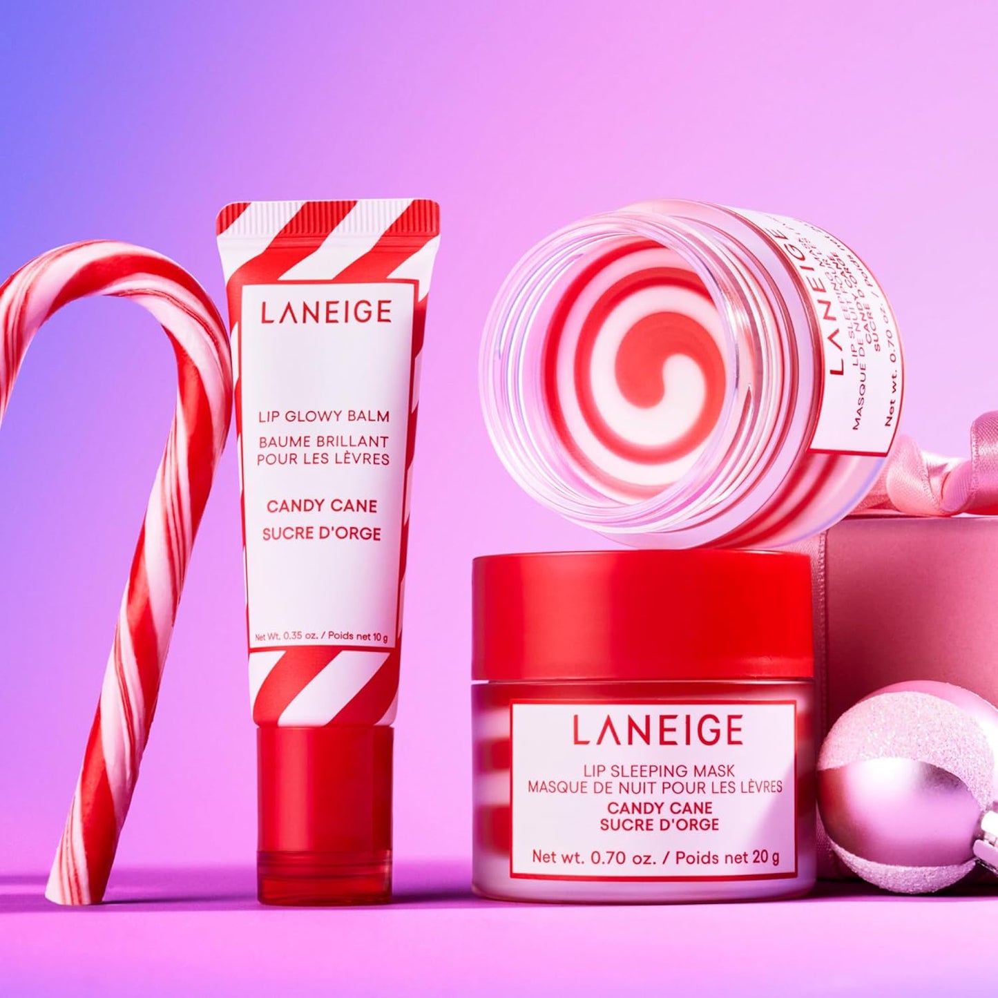 LANEIGE Lip Glowy Balm Stocking Stuffer: Hydrate, Glossy, Lightweight, Moisturize & Tint with Shea Butter