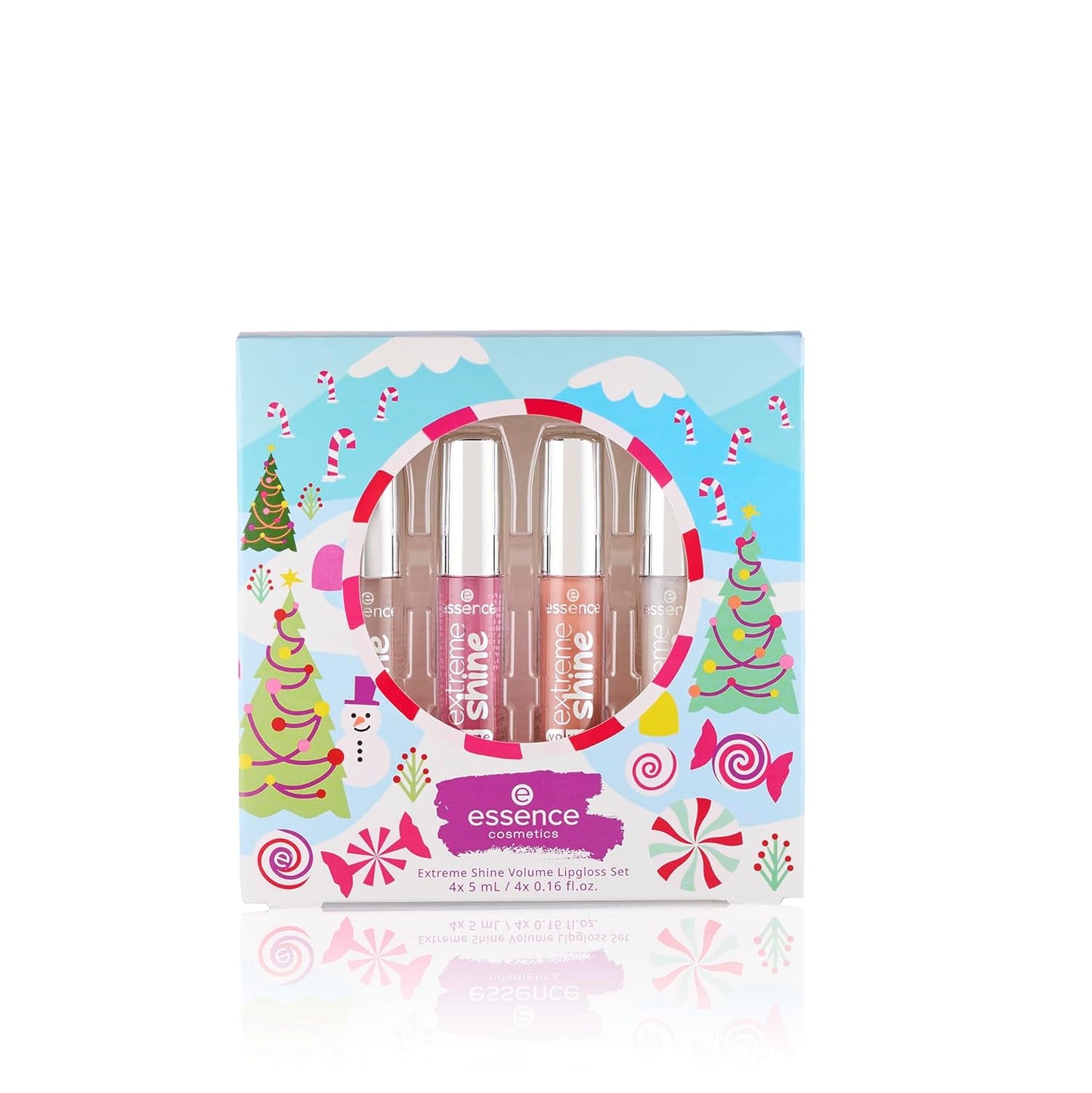 essence | Extreme Shine Volume Lipgloss Gift Set | 4 Shades in 1 Set | Stocking Stuffer for Beauty Lovers |