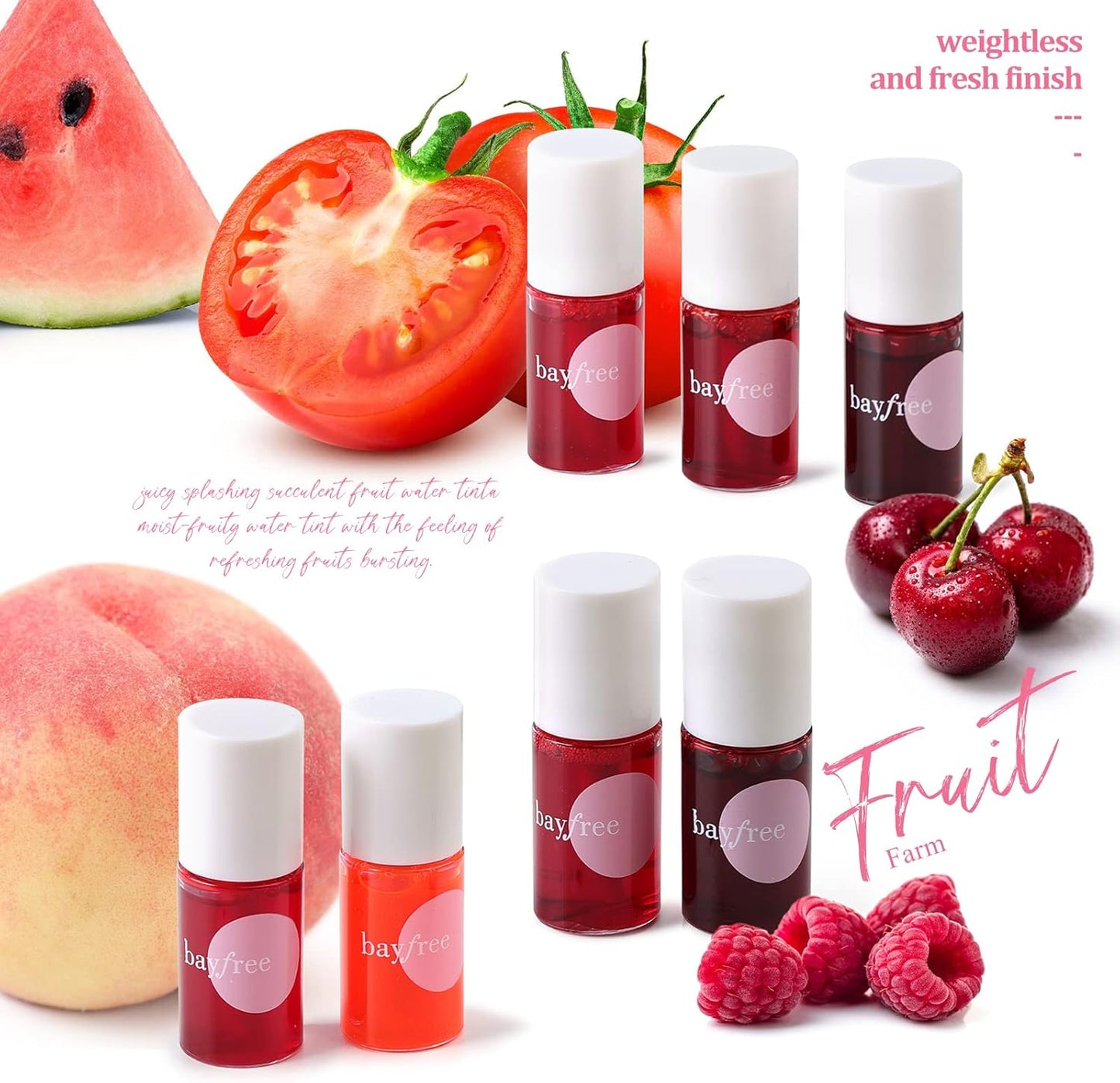 bayfree Lip Tint Stain Set (made into jam)