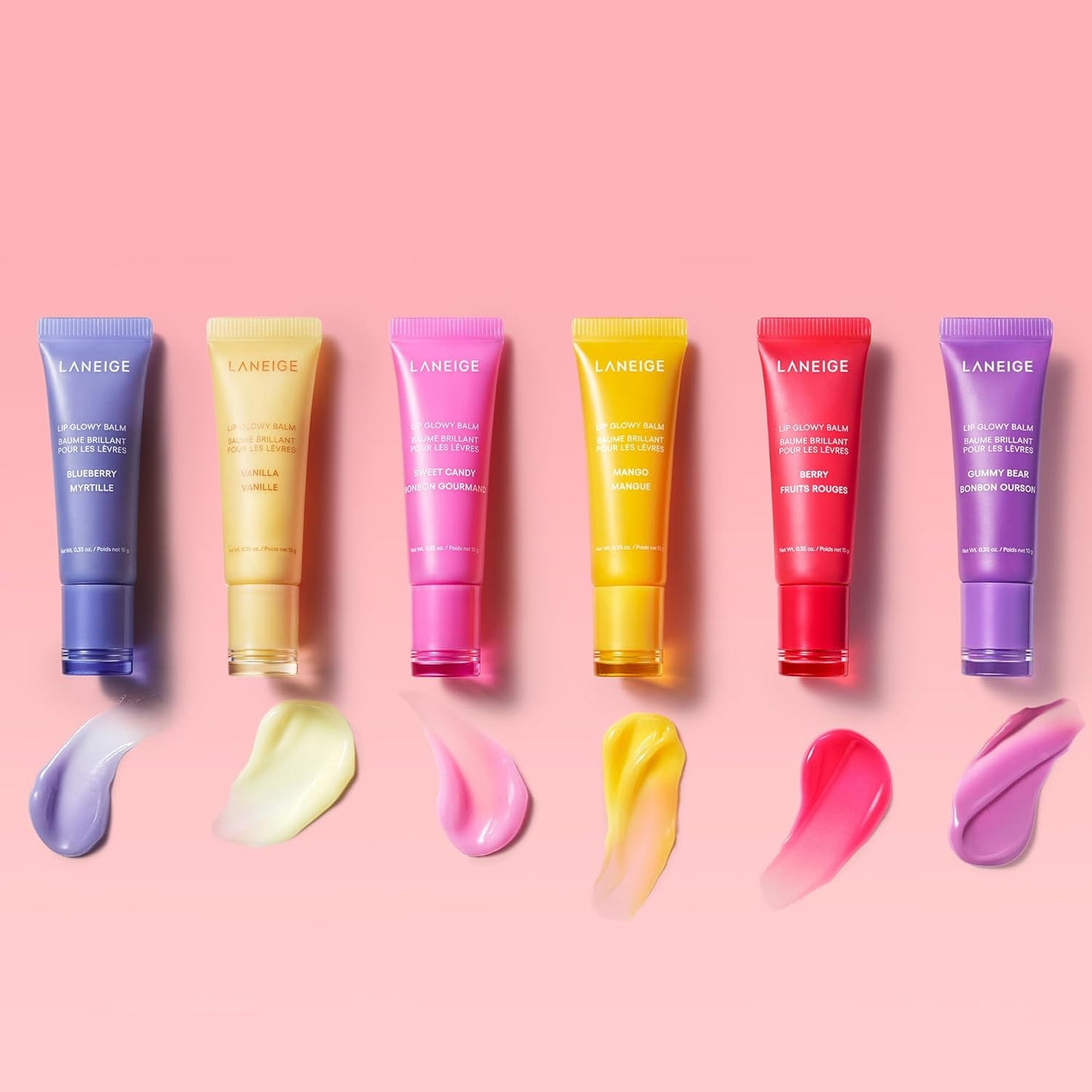 LANEIGE Lip Glowy Balm Stocking Stuffer: Hydrate, Glossy, Lightweight, Moisturize & Tint with Shea Butter