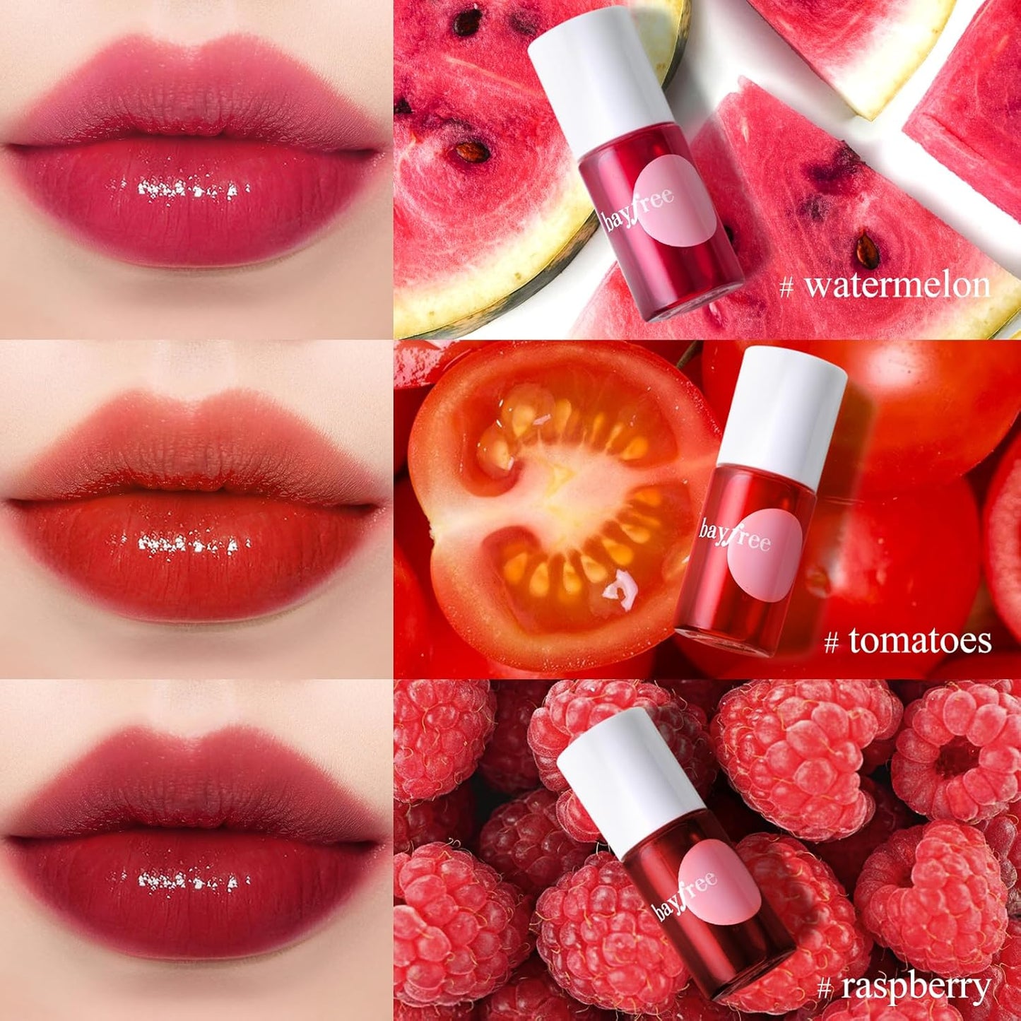 bayfree Lip Tint Stain Set (made into jam)