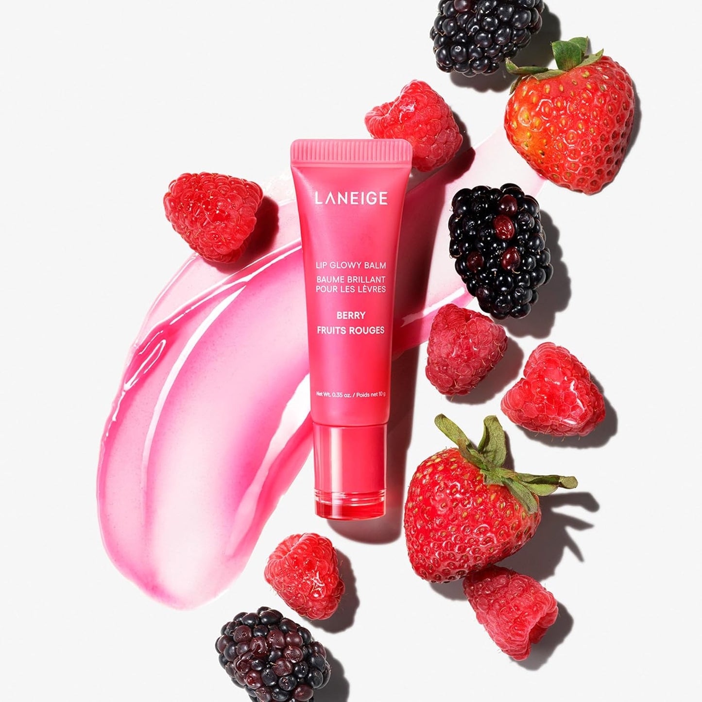 LANEIGE Lip Glowy Balm Stocking Stuffer: Hydrate, Glossy, Lightweight, Moisturize & Tint with Shea Butter