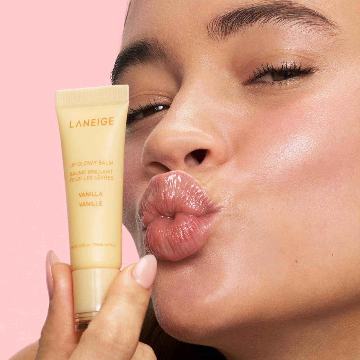 LANEIGE Lip Glowy Balm Stocking Stuffer: Hydrate, Glossy, Lightweight, Moisturize & Tint with Shea Butter